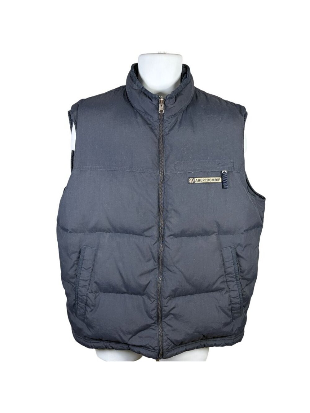 Abercrombie & Fitch Reversible Down Puffer Vest Mens Size M